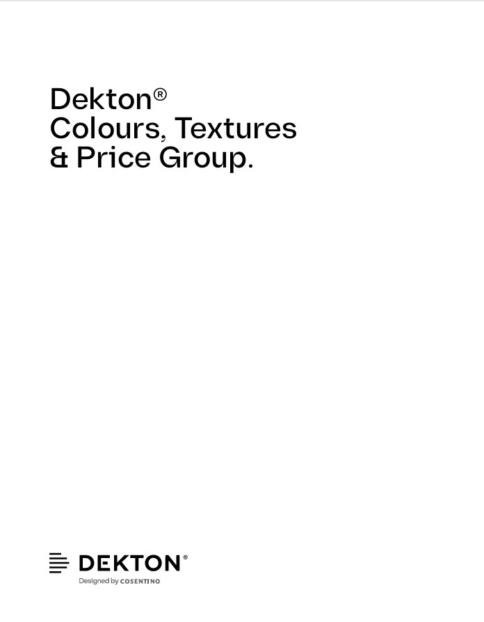 Dekton brochure cover