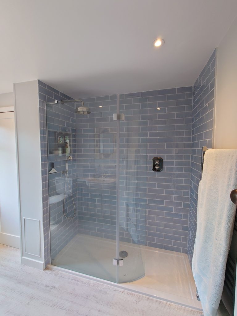 Walk-in shower bathroom in Thakeham