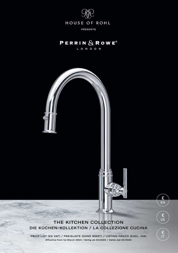 Perrin & Rowe brochure cover